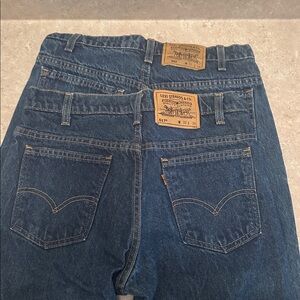 Lot of 2 Levis Mens 517 Blue Jeans  Zipper Fly Cotton Denim  Sz 32/36